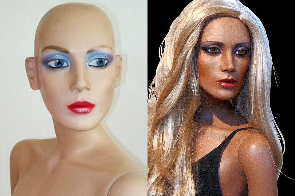 Mannequin Makeovers Before and After