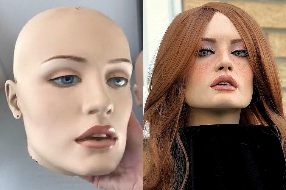 Mannequin Makeovers Before and After